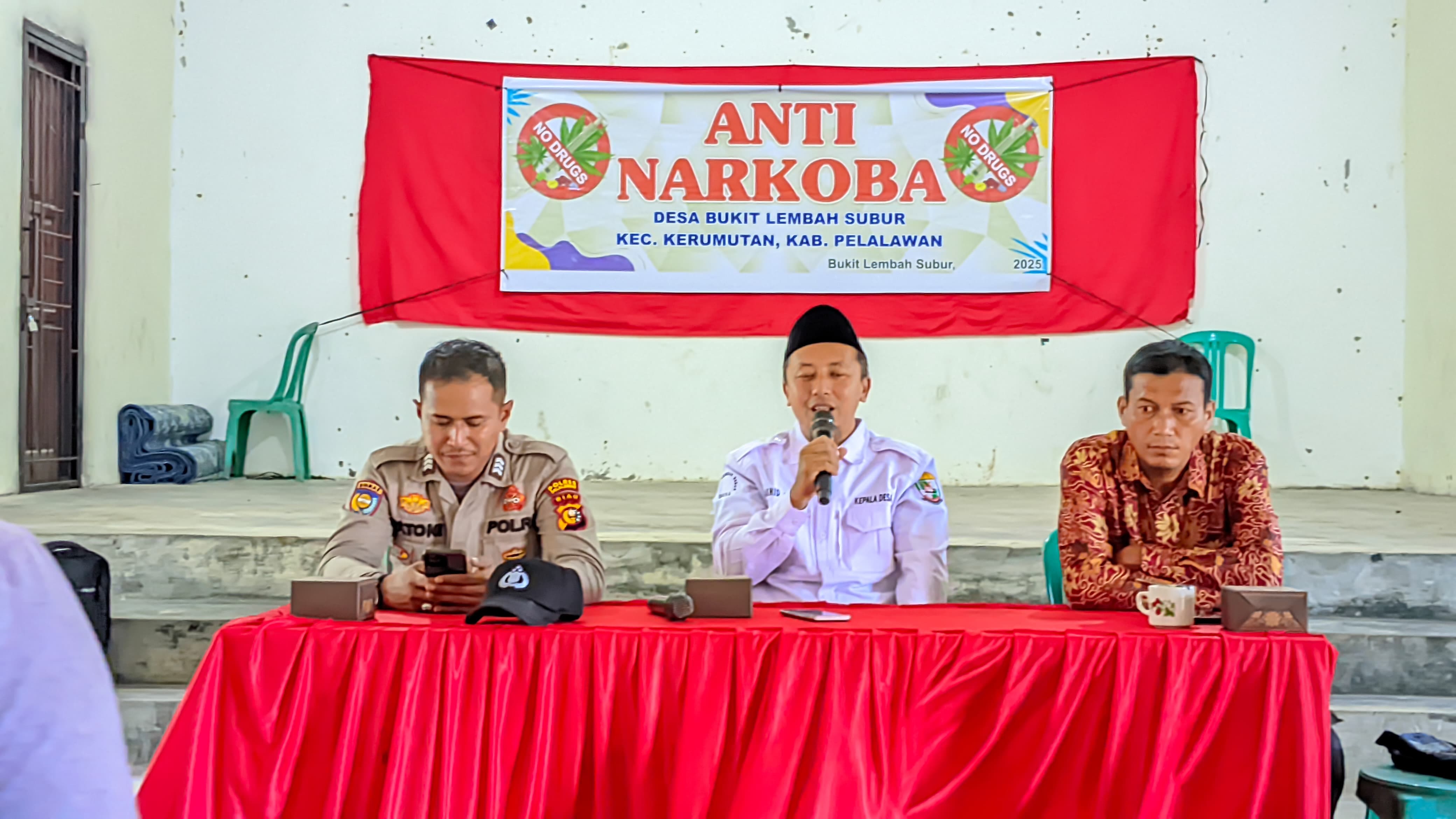 Sosialisasi Bahaya Narkoba di Desa Bukit Lembah Subur, Wujud Nyata Komitmen Cegah Penyalahgunaan Narkotika