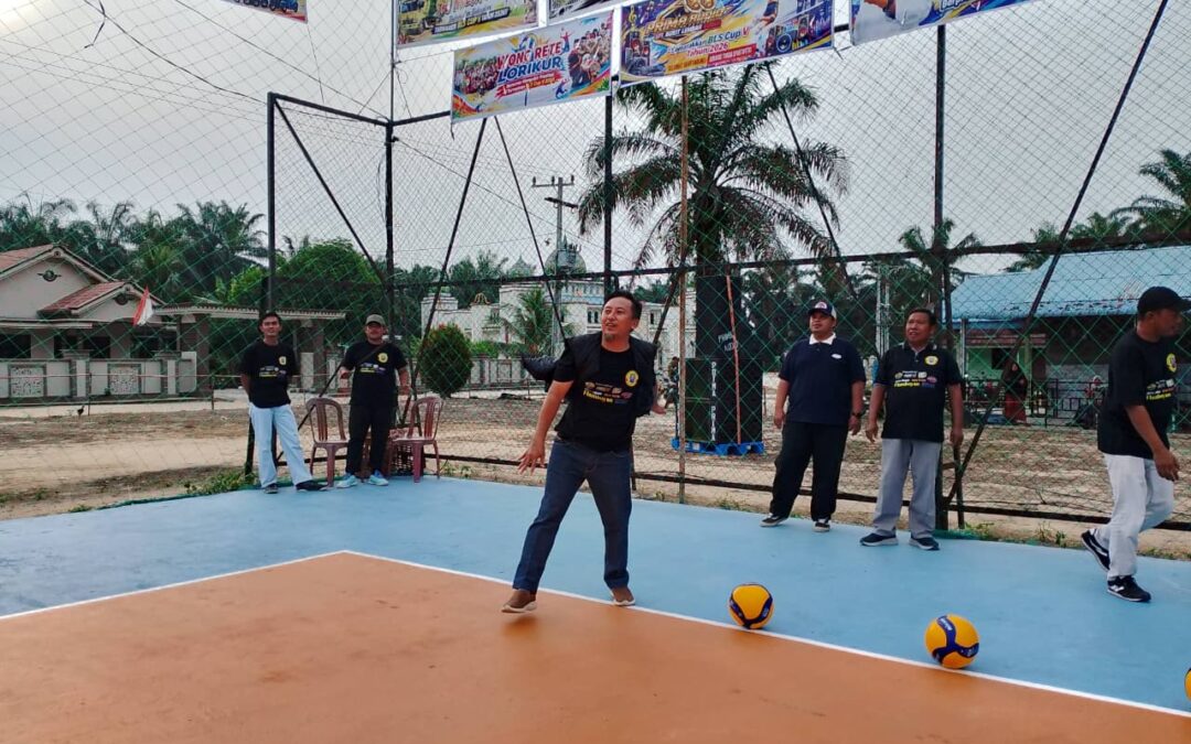 Turnamen Volly Ball Cup V Tahun 2026 Desa Bukit Lembah Subur Resmi Dibuka